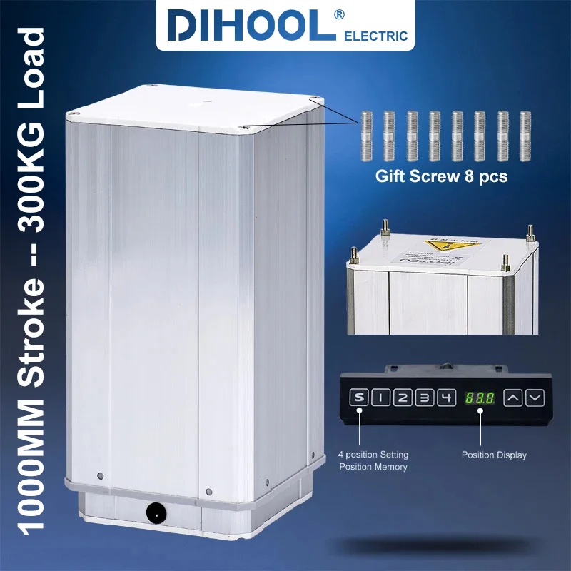 DHLA1100 B Type электрическая подъемная колонна 1000 мм 300 кг нагрузка оборудование