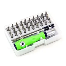 32-in-one multifunctional manual screwdriver  mobile phone computer and electronic product repair and disassembly tool set