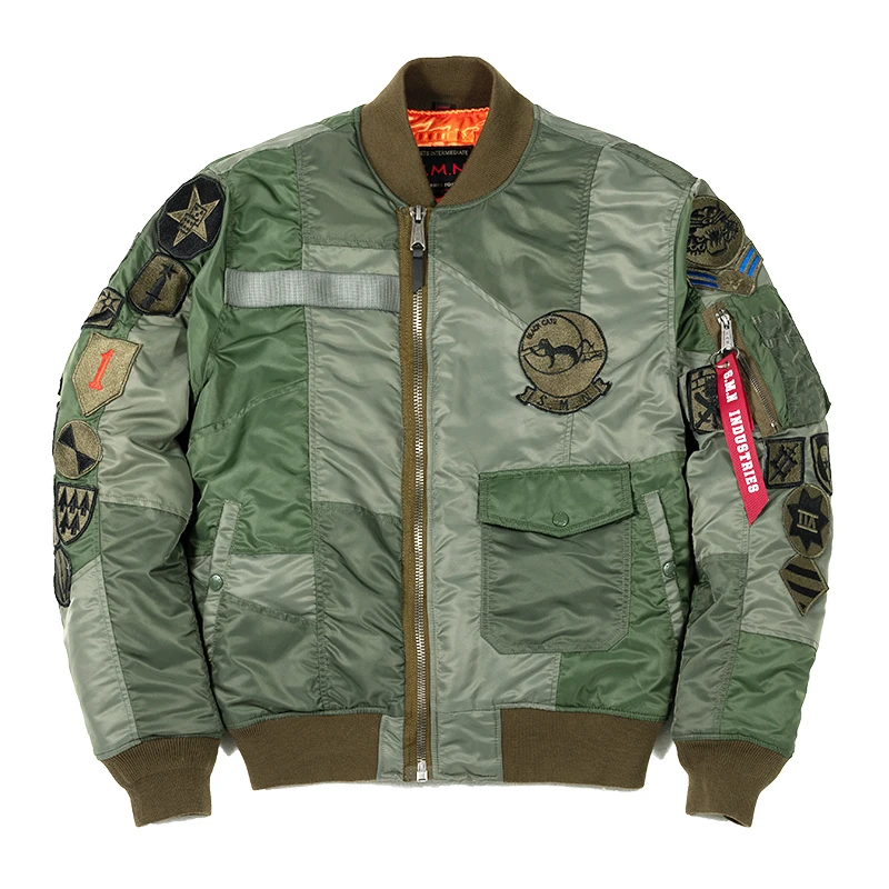 army green SMN летная куртка армейского зеленого цвета, Мужская весенне-осенняя куртка Bomer Air Force Pilot, тонкие пальто, повседневная верхняя одежда, бейсбольная одежда - Цвет: army green