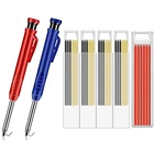 Столярные карандаши, Solid столярные карандаши со встроенной точилкой для карандашей, механические карандаши для рисования, деревообрабатывающий инструмент
