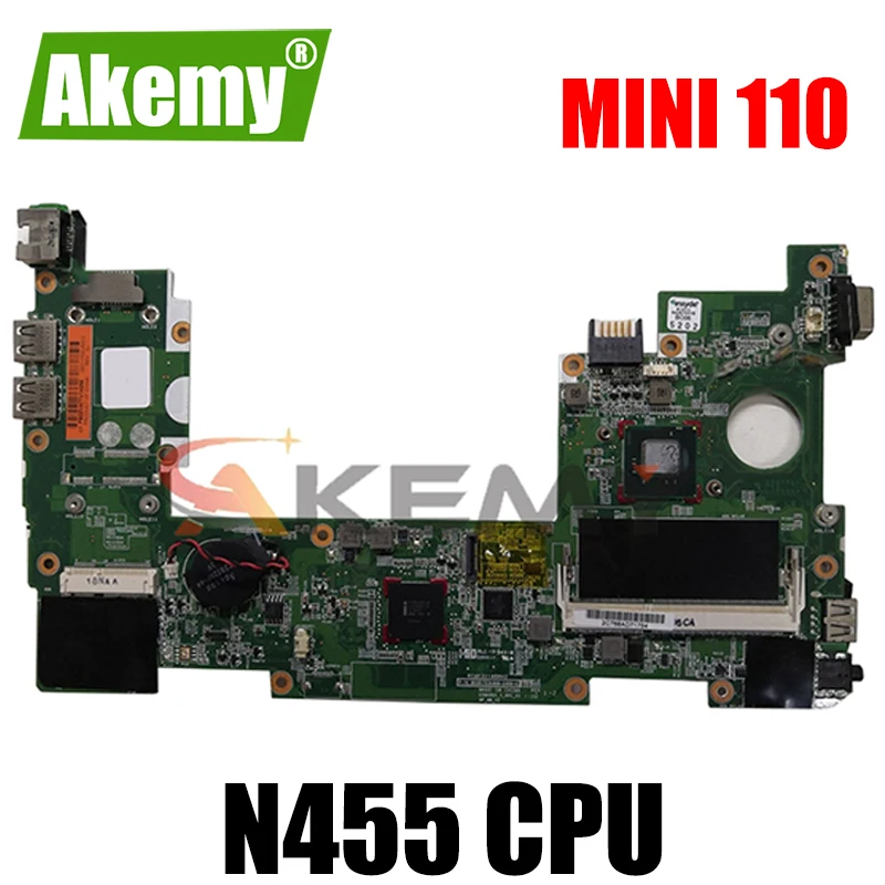 

AKemy633486-001 For HP MINI 110 Laptop motherboard N455 cpu DDR3