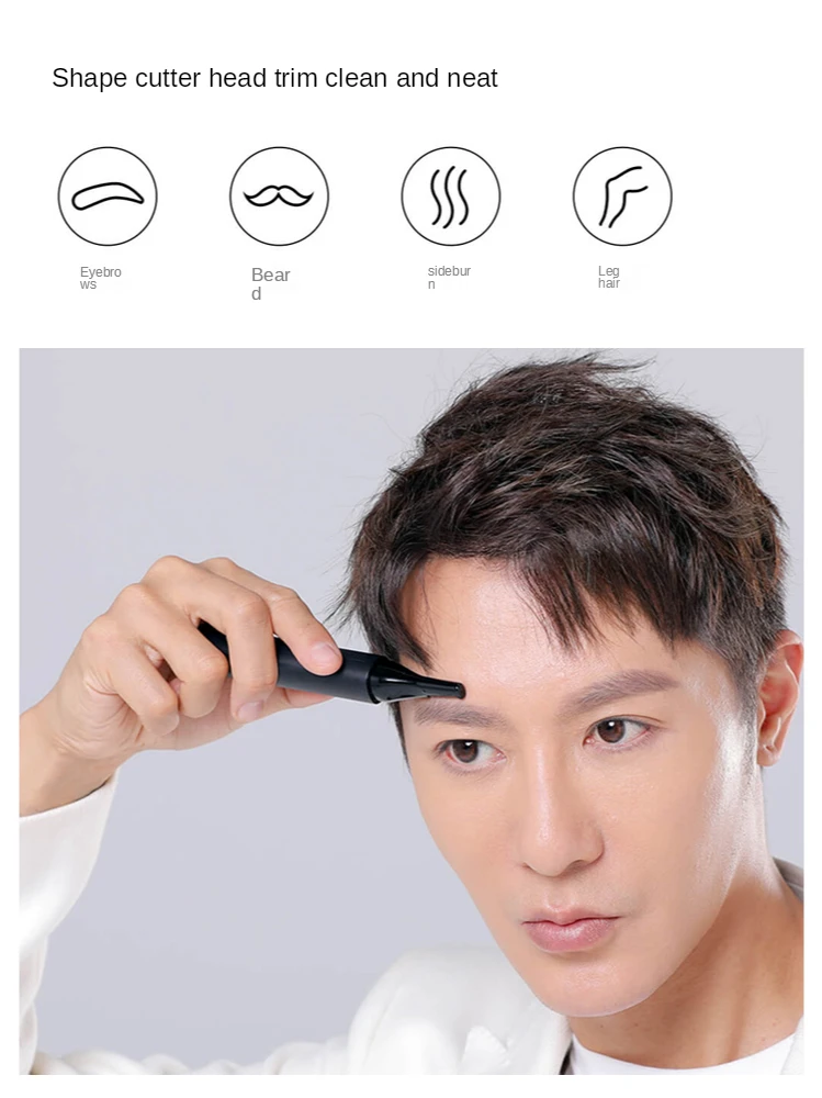 

CX Xiaomi PICOOC MSN Double Cutter Head Electric Nose Hair Trimmer Rechargeable Scissors