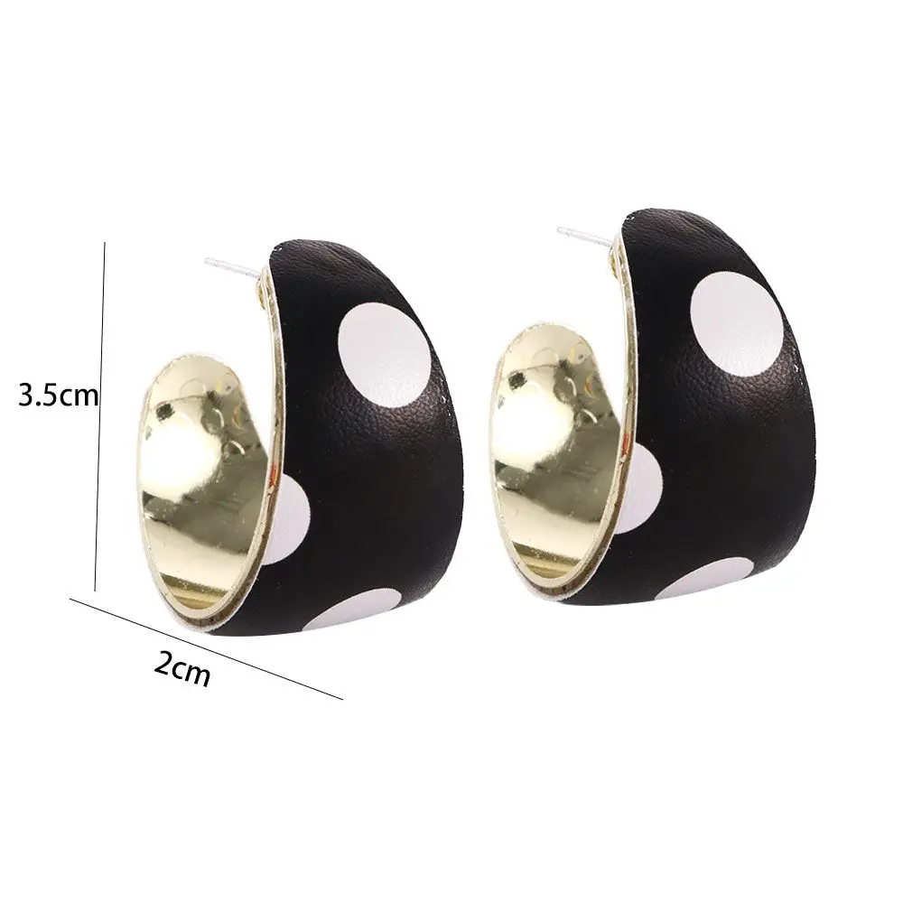 Решетчатая минималистская круглая C-образная бижутерия для вечеринки женские