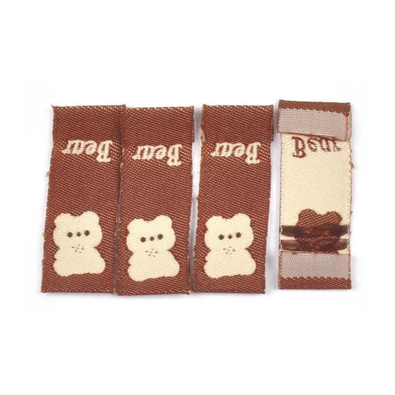 50pcs Cartoon Fruit Bear Labels Embroidery Cloth Label Sewing Clothes DIY Flag Clothing Tag Handmade Crafts Accessorie CP2890 | Дом и сад