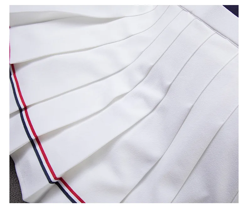 XS-XXL, четыре цвета, высокая талия, трапециевидная Женская юбка, полосатая, прошитая, Матросская, плиссированная юбка, эластичная талия, Милая юбка для танцев для девочек