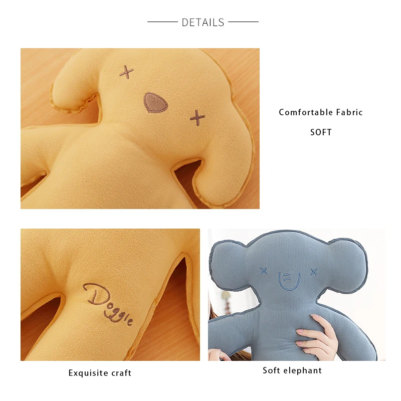 Чучела животных Слон Обезьяна Собака креативная мягкая игрушка бизнес-ланч