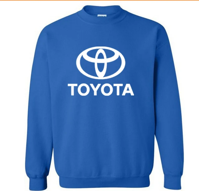 

New Fashion Cotton Men Hoodies Toyota Car Logo Print Fleece O-Neck pullover Sweatshirts HipHop Harajuku Streetwear Men Clothing