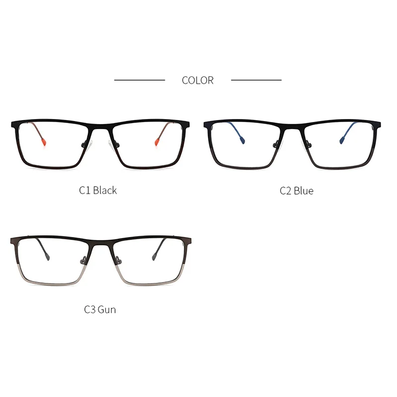 

TANGOWO Glasses Frame Men Retro Vintage Square Eyewear 2020 Prescription Optical Myopia Eyeglasses Frame Male Silicone JX1312