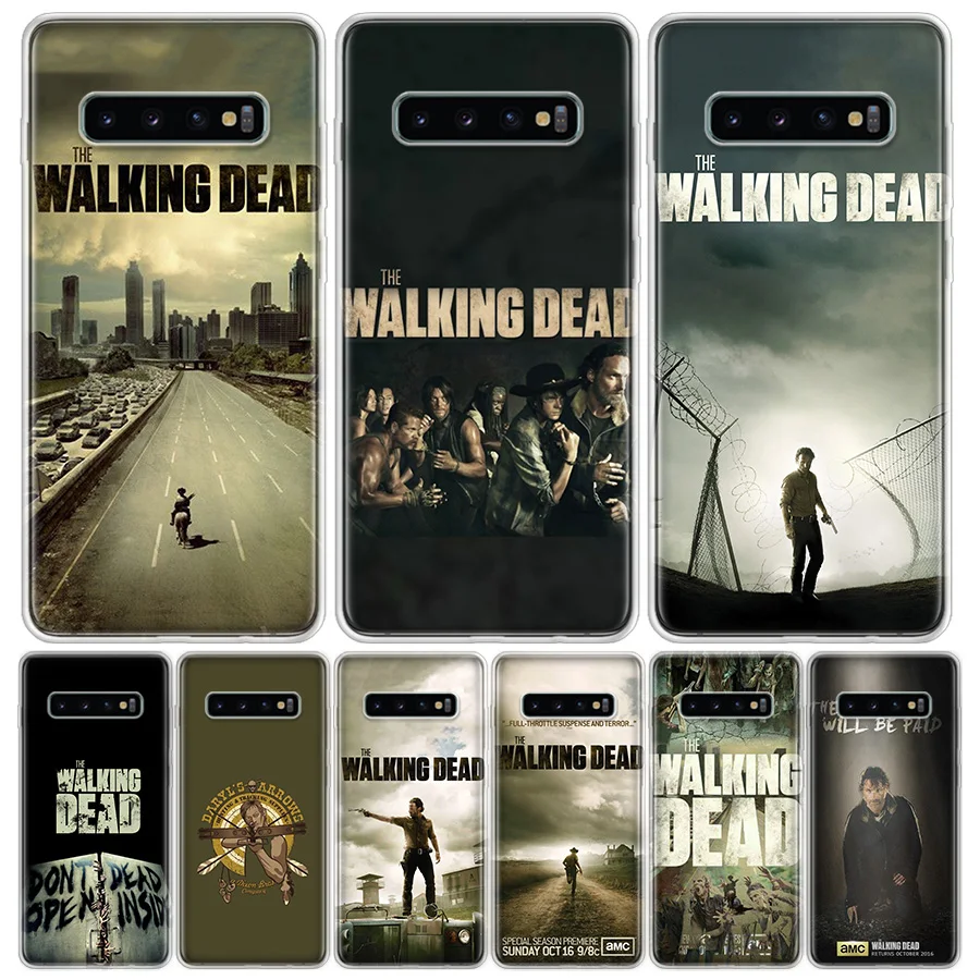 Чехол Ходячие мертвецы для телефона Samsung Galaxy S20 Ultra Plus S6 S7 S8 S9 S10 NOTE8 NOTE9 NOTE10 J4 J6 Edge Lite