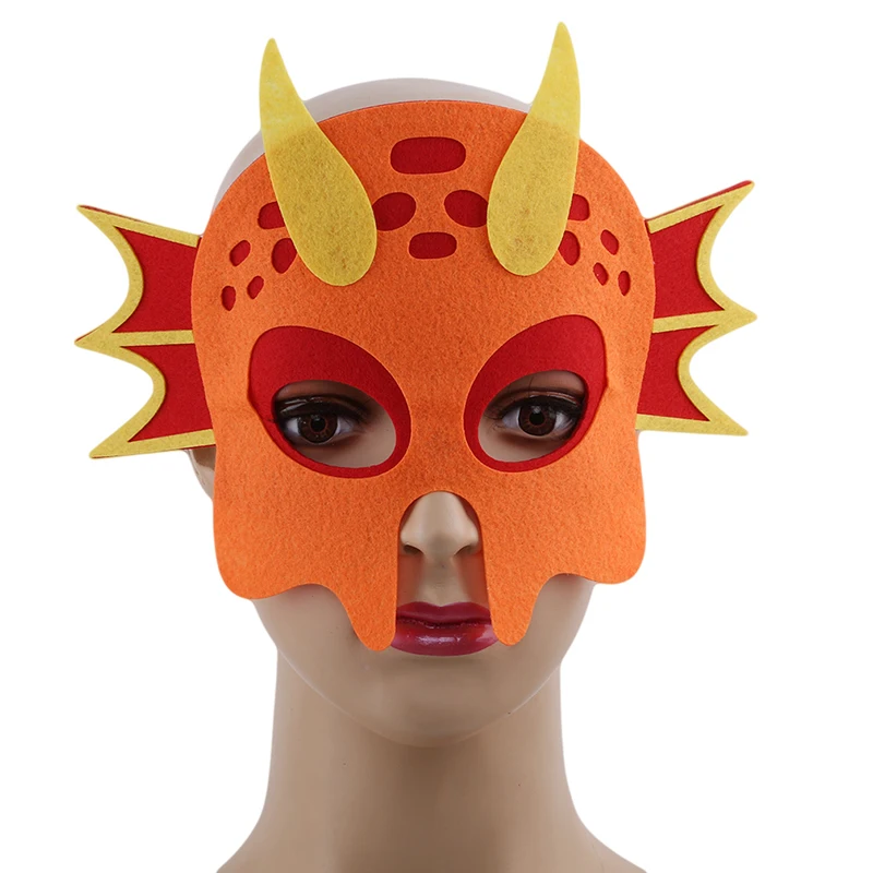 Маска динозавра для мальчиков и девочек маскарадный костюм на день рождения