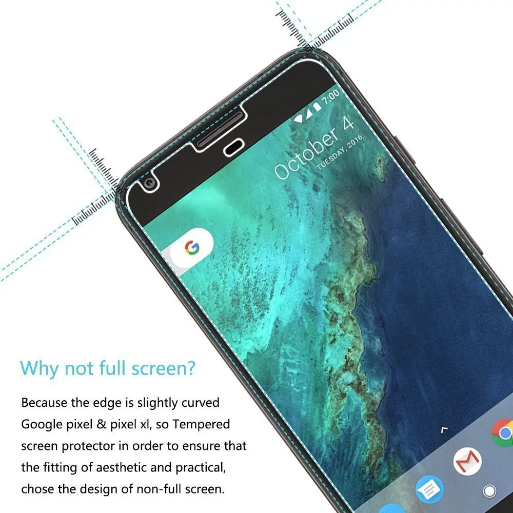 2 шт закаленное стекло для Google Pixel 2 3 3A 4 XL Lite 1 Pixel2 Pixel3 Pixel3Lite Защитная пленка для экрана