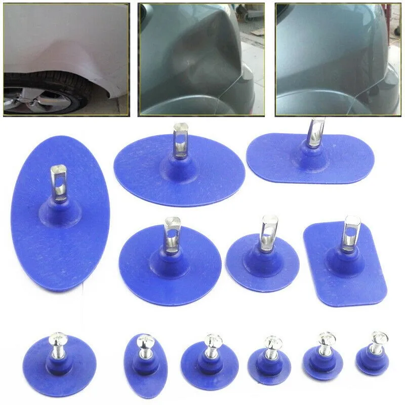 

12pcs X Gasket Puller Taps For Car Paintless Dent Repair Hail Removal Gasket Puller Taps Lifter Universal Tool Car Accessories