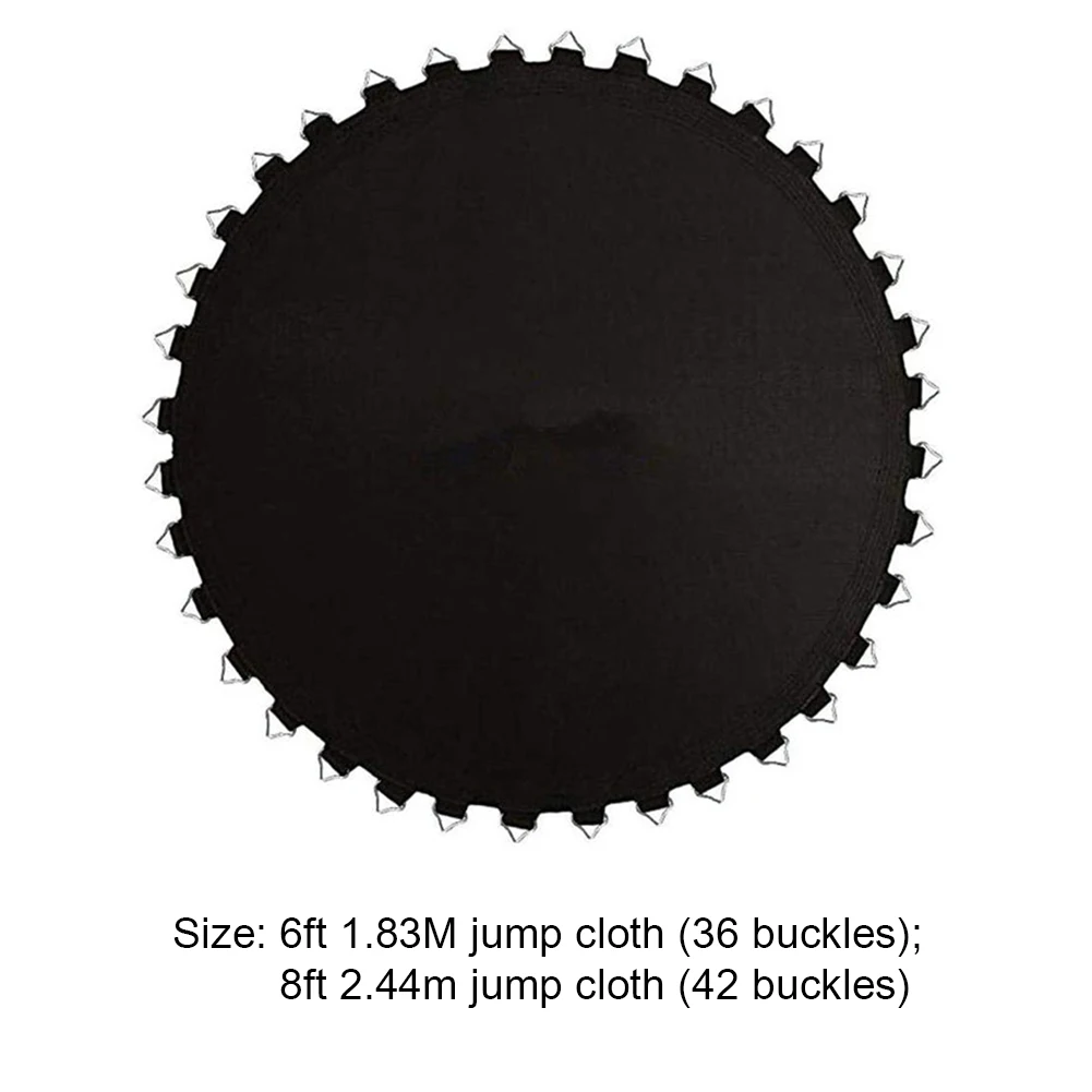 

Weatherproof Round Elastic Trampoline Replacement Mat Black Jumping Bed Cloth Pad Trampoline Accessories Children Outdoor Garden