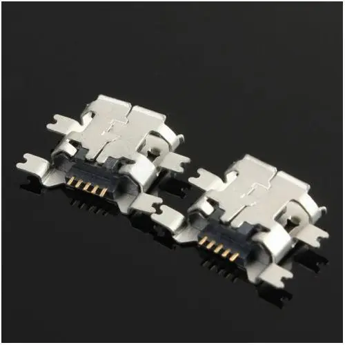 10 шт. Micro-USB Type B гнездовой 5Pin разъем 4 ножки SMT SMD для пайки | Строительство и ремонт