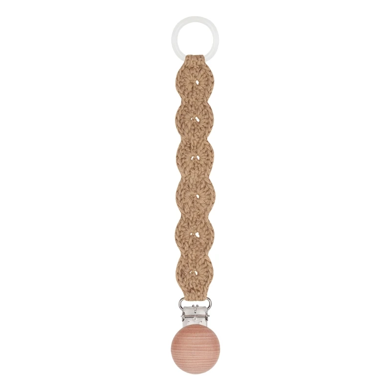 

Crochet Baby Pacifier Chain Clips Adapter Holder O Rings Soother Dummy Clips