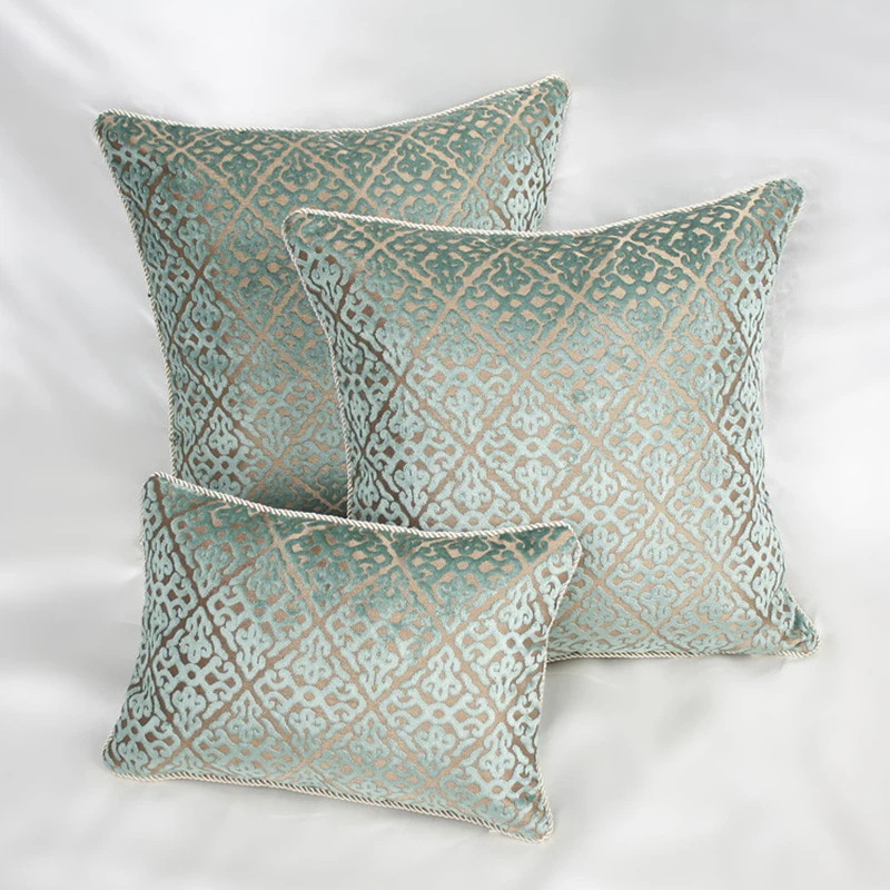 Luxurious Flocking Velour Pillow Cover Cut Pile Cushion Cover 45*45CM Home Decor Pillow Decorative Throw Pillows Pillow Case