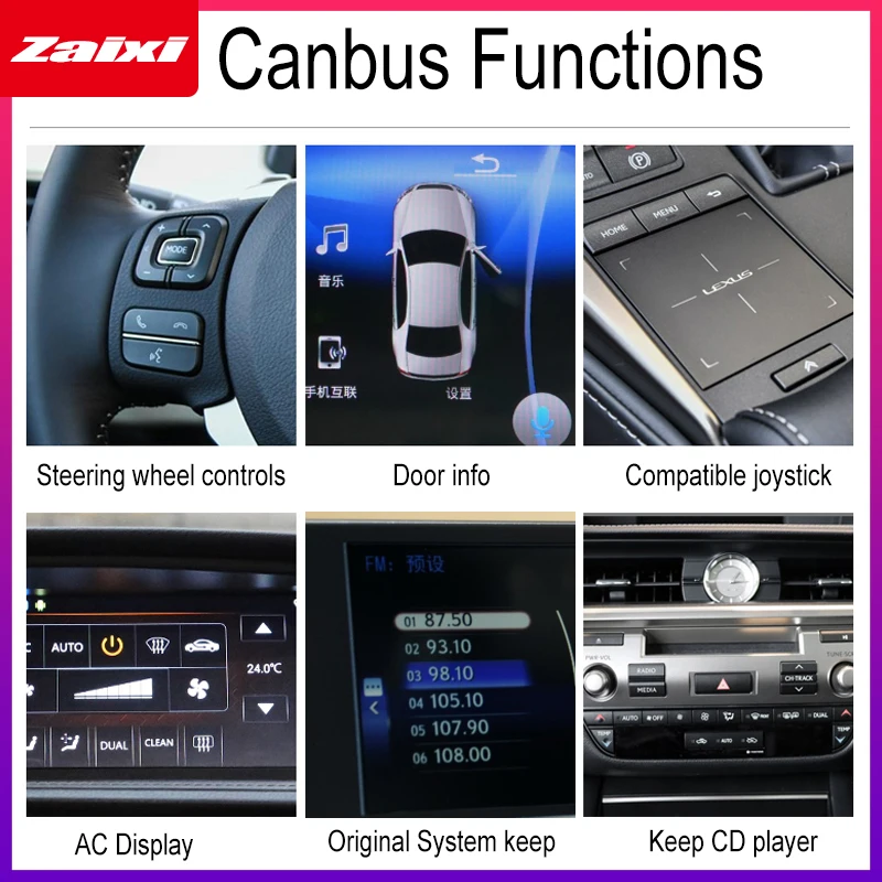 Для Lexus NX 300h NX300h 2017 2018 автомобильный Android радио WiFi GPS Навигация BT головное