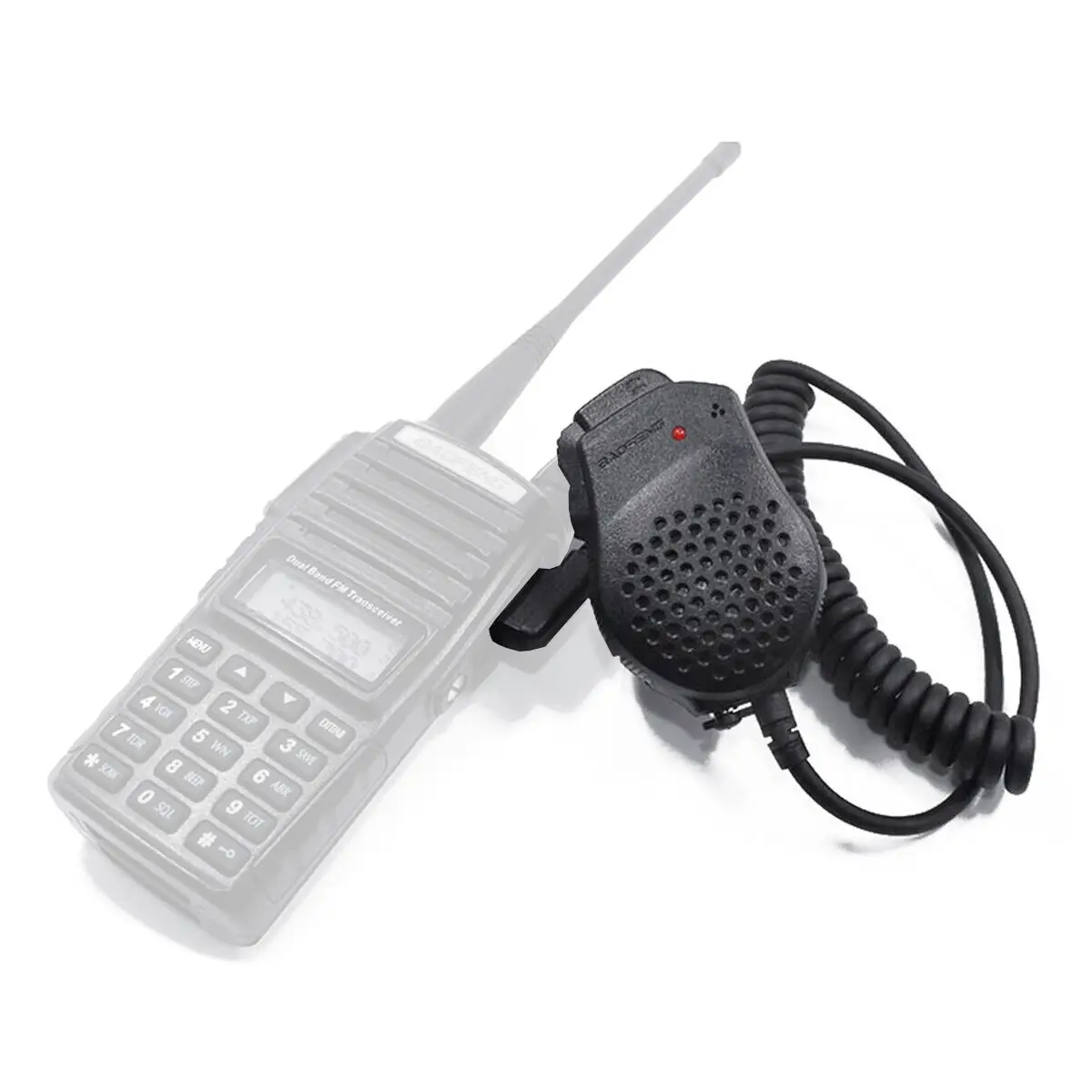 Baofeng UV-82 2 Dual PTT Динамик микрофон для UV-82Plus GT-5TP Портативный РАДИОТЕЛЕФОНА Walkie Talkie