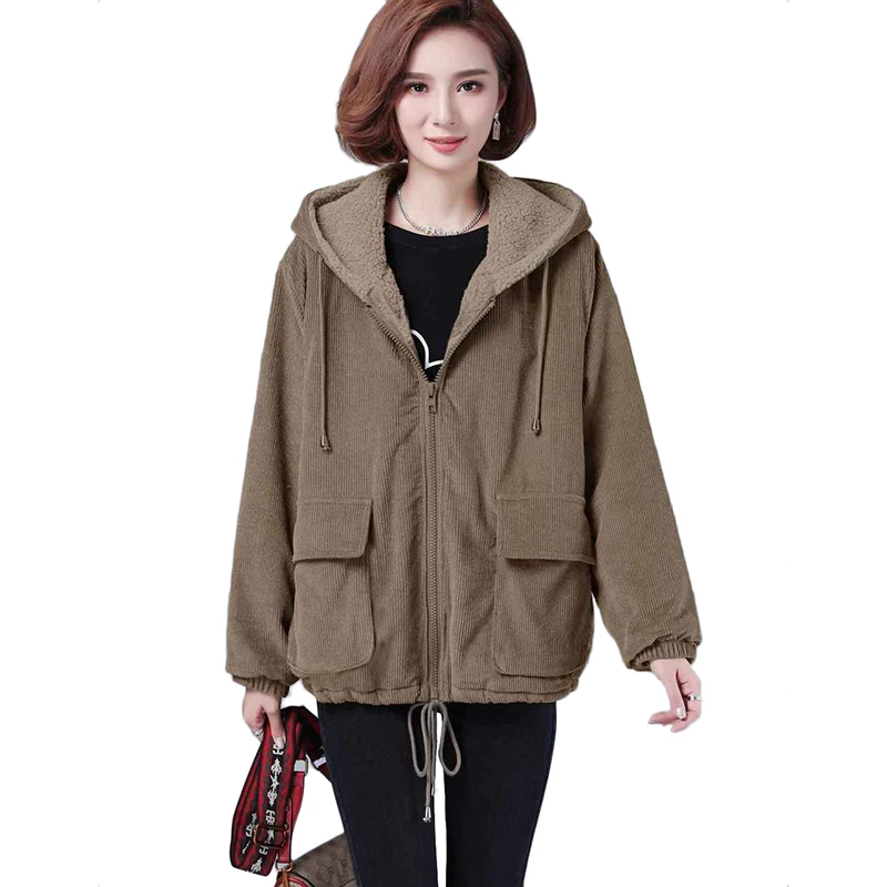 Осень-зима новые вельветовые и бархатный короткая парка женские пальто из