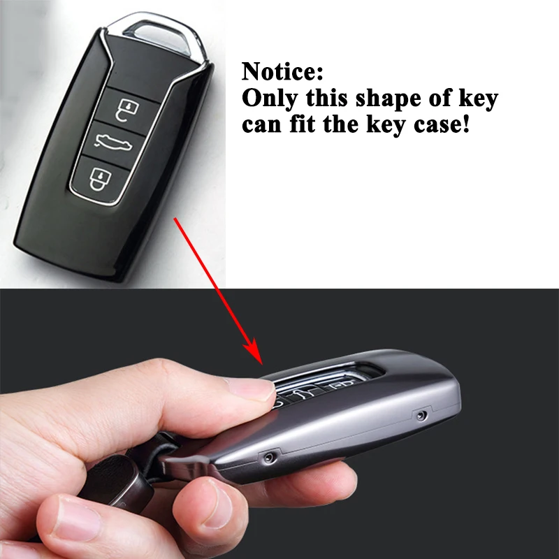 1pc SEEYULE New High quality Car Key Cover Shell Case Protector Styling Accessories for VW Volkswagen Touareg 2019 2020 | Автомобили и