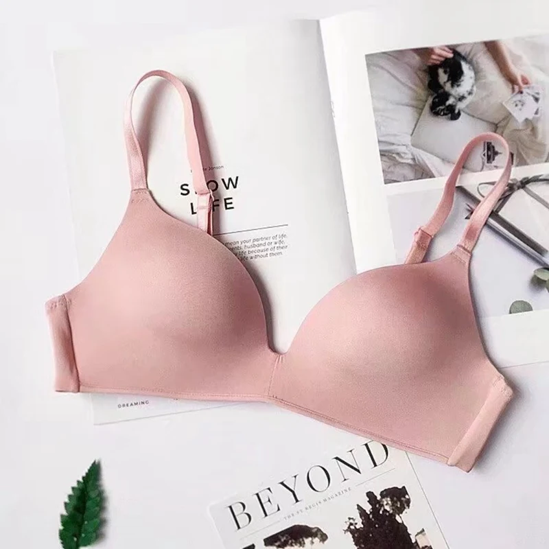 Sexy Lingerie Wire Free Sleep Brassiere Women Underwear Seamless Bra Basic Breathable Thin Soft B Cup Female Intimates 2019 | Женская