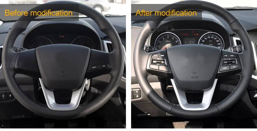 Автомобильный руль с постоянной скоростью, круиз-контроль, кнопки для hyundai CRETA 1.6L ix25, пульт дистанционного управления Bluetooth, кнопки переключения телефона