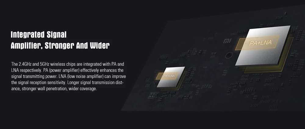 Xiaomi Mi 4A маршрутизатор Gigabit Edition 2,4 ГГц+ 5 ГГц Wi-Fi 16 Мб rom+ 128 Мб DDR3 с высоким коэффициентом усиления 4 антенны дистанционное управление Поддержка IPv6 приложение