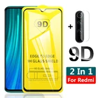 Закаленное стекло 9D 2 в 1 для Redmi Note 8T, защитный чехол для камеры Xiaomi xiomi Redmi 8, 8A, Note8 Pro, 8pro T, экранная пленка