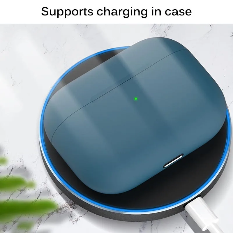 Беспроводная зарядная станция 3 Вт QI беспроводное зарядное устройство для Airpods Pro