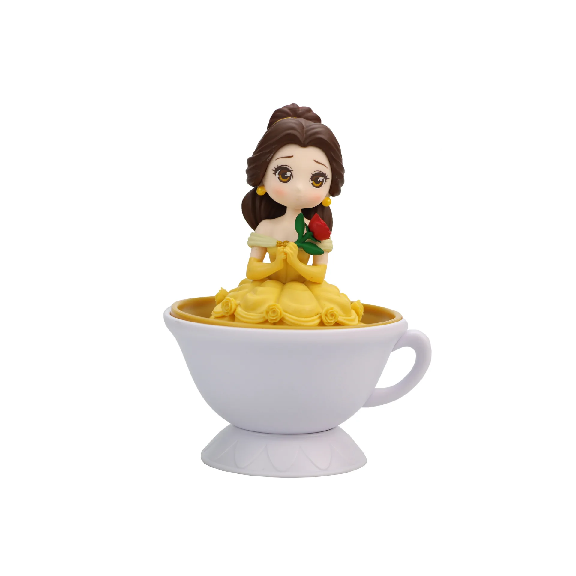 

Disney Princess Figure Doll Model Ornaments Student Teenagers Birthday Quality Deformation Gifts Capsule Toy Gashapon Machine