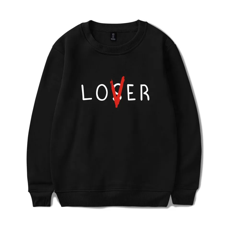 Хип хоп Bluza Pennywise Loser Lover толстовка с капюшоном для мужчин s пуловер повседневные