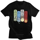 Модная одежда с изображением героя мультфильма Мой сосед Тоторо футболка для мужчин с коротким рукавом Ghibli дух воздух земля воды огня футболка из мягкого хлопка, футболки в стиле Харадзюку