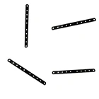 Комплект из 4 вешалок с 6 отверстиями для выхлопных газов, Просверленный кронштейн глушителя для мотоцикла