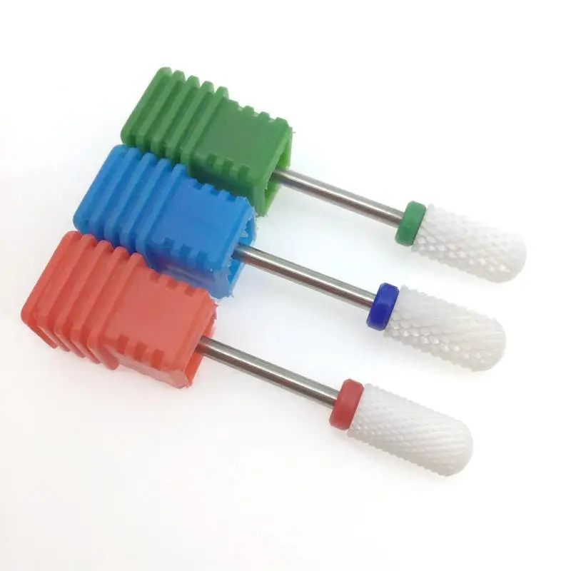 13 типов керамических фрез для ногтей машинка маникюра аксессуары вращающиеся