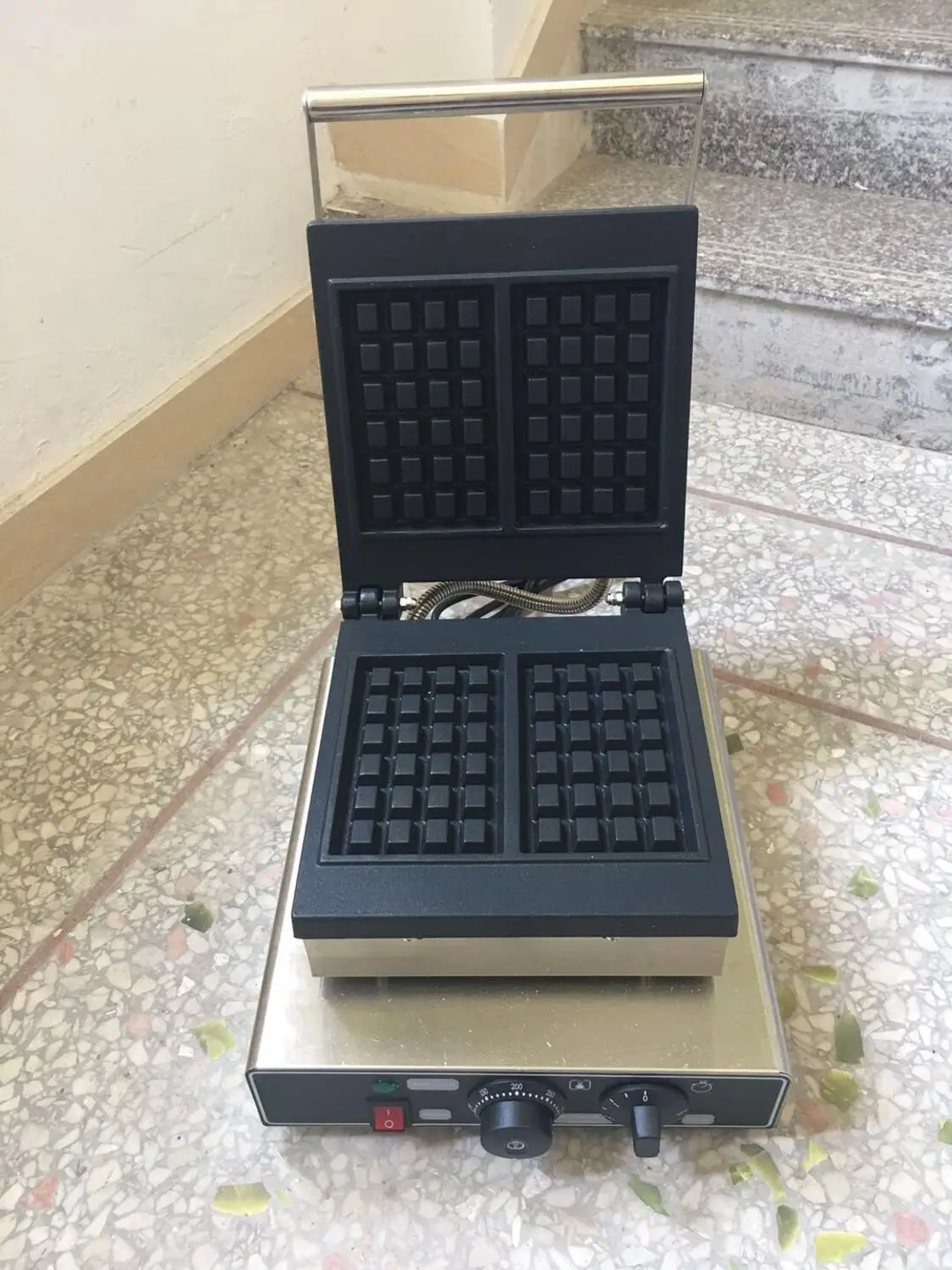 Free shipping 110v 220V 2 pcs/plate Electric Belgium waffe maker machine | Бытовая техника