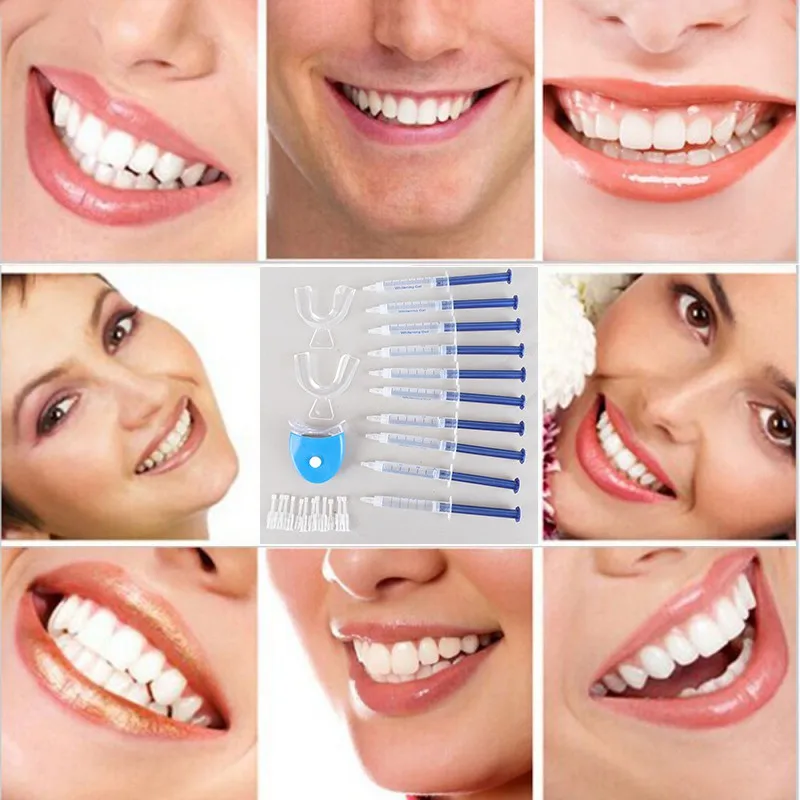 Отбеливание зубов пероксид система отбеливания Оральный гель набор