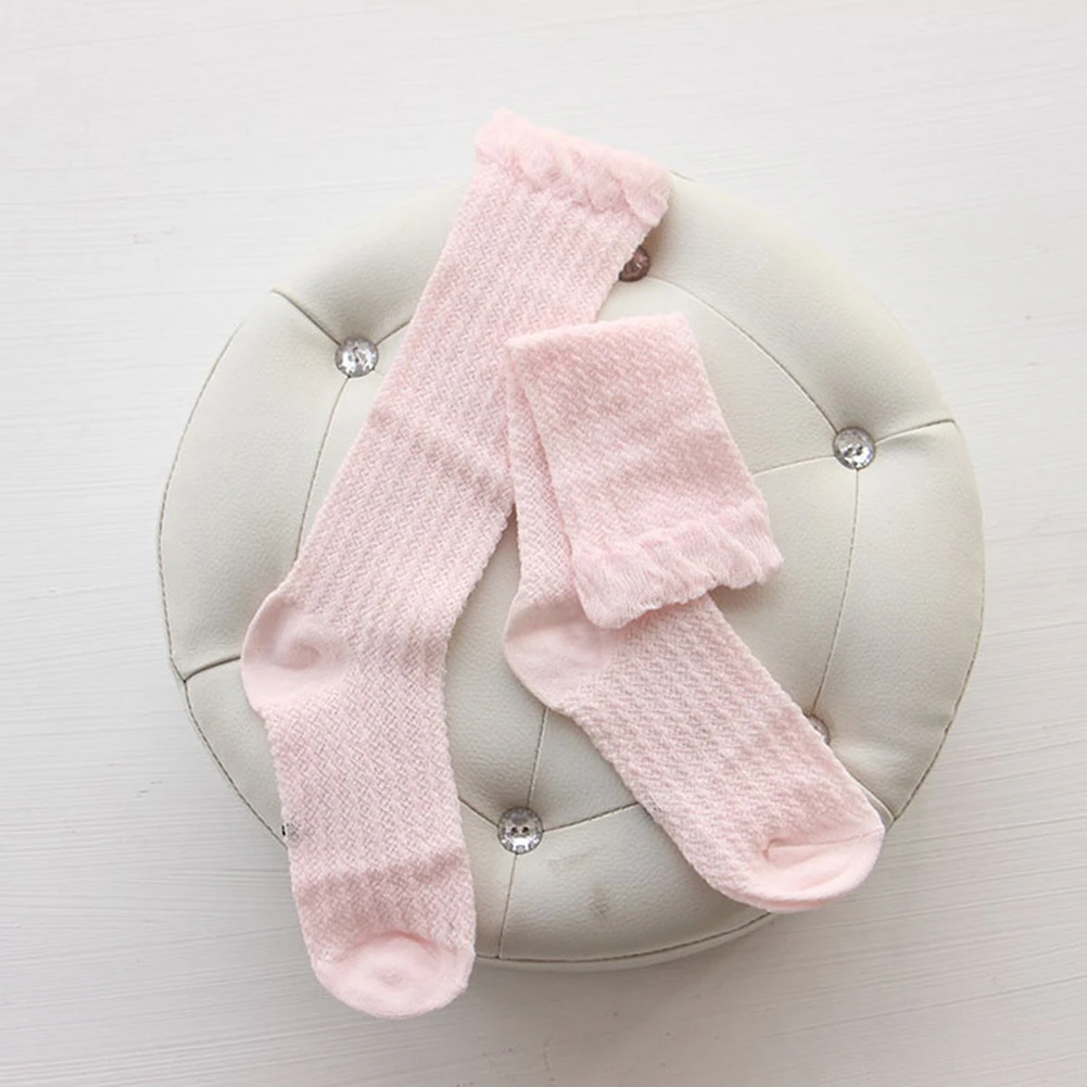 Bbay/высокие носки Хлопковые гольфы для новорожденных девочек и мальчиков летние