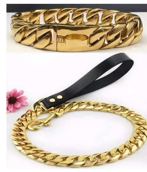 

PMGPET Set Dog Collar Leash 2pcs/set