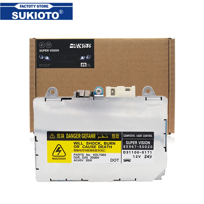 SUKIOTO Новый KDLT002 DDLT002 85967 50020 8596750020 D2S D2R автомобильный светильник ксеноновых фар