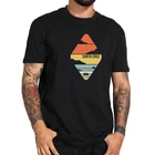 Ретро Винтажная Футболка 70-х 80-х CA С закатом Санта Круз Кемпер забавная графическая Футболка 100% хлопок удобные высококачественные футболки