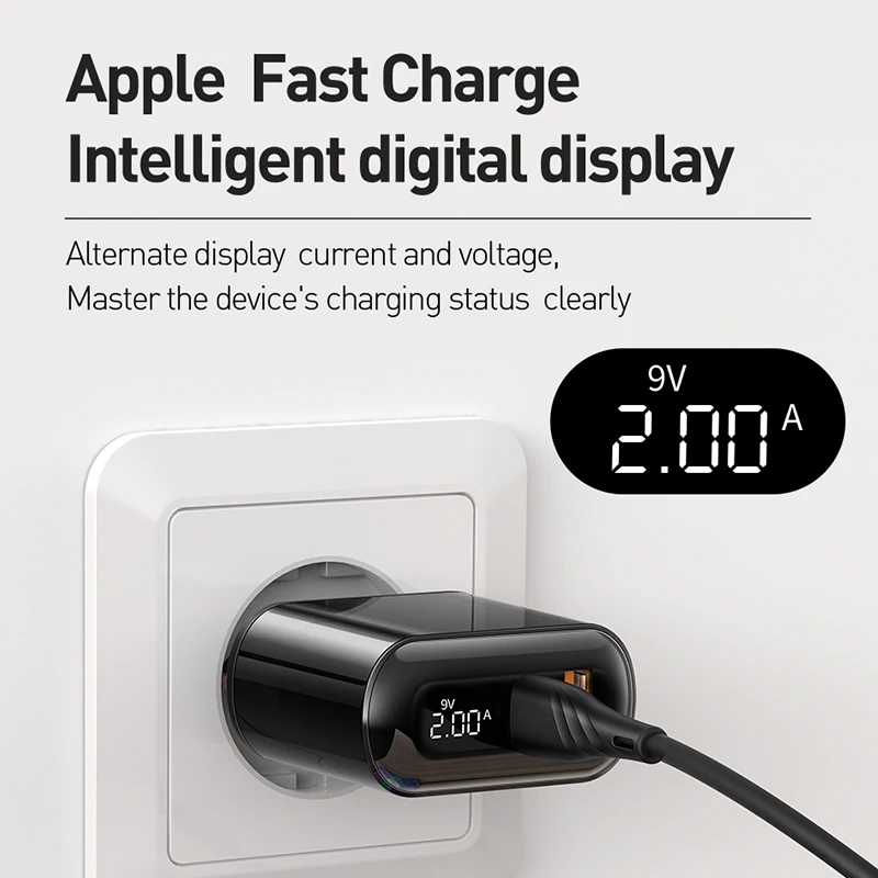 ROCK цифровой дисплей Quick Charge 4,0 3,0 USB зарядное устройство QC3.0 зарядное устройство для iPhone 11 Pro samsung Xiaomi type C PD настенное быстрое зарядное устройство