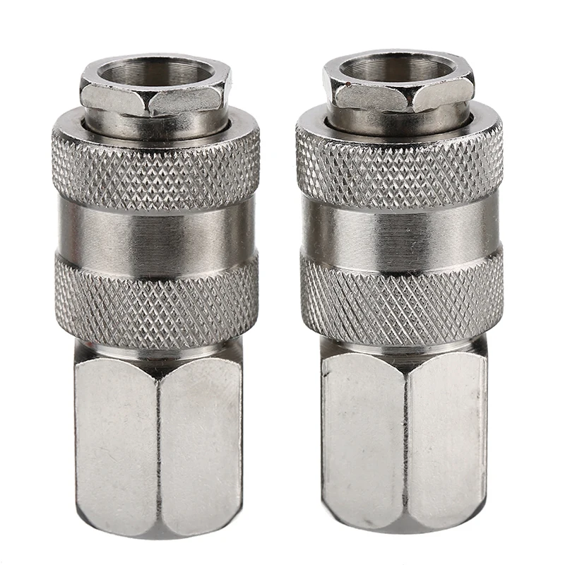 2 шт. Разъем Воздух быстро 1/4 BSP евро компрессор гнездовые разъемы Quick Release