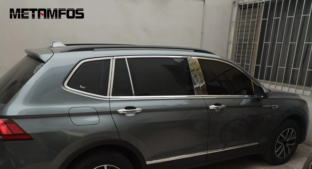Декоративная накладка на окно для Volkswagen Tiguan 2017 2018 2019 B + C декоративная наклейка