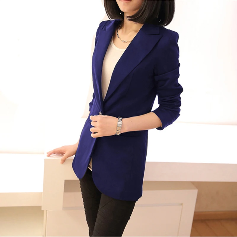 

Womens Blazers Western-style Suit Jacket Women's New Spring and Autumn Jacket Korean Slim Fit Long Leisure Suit Long Sleeve Suit