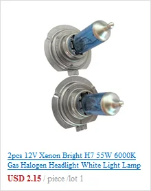 2 шт. 12 В Xenon яркий H7 55W 6000K газовый галогенные лампы головного светильник автомобильный Светильник лампы Длительный срок службы высокое количество запасённой энергии на единицу веса(#7