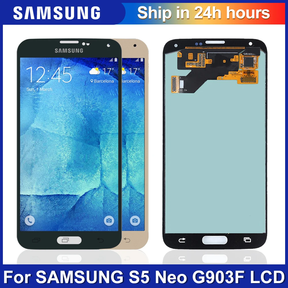 

Original 5.1" Display For Samsung Galaxy S5 NEO SM-G903M G903 G903F G903M LCD Display Touch Screen Digitizer Assembly