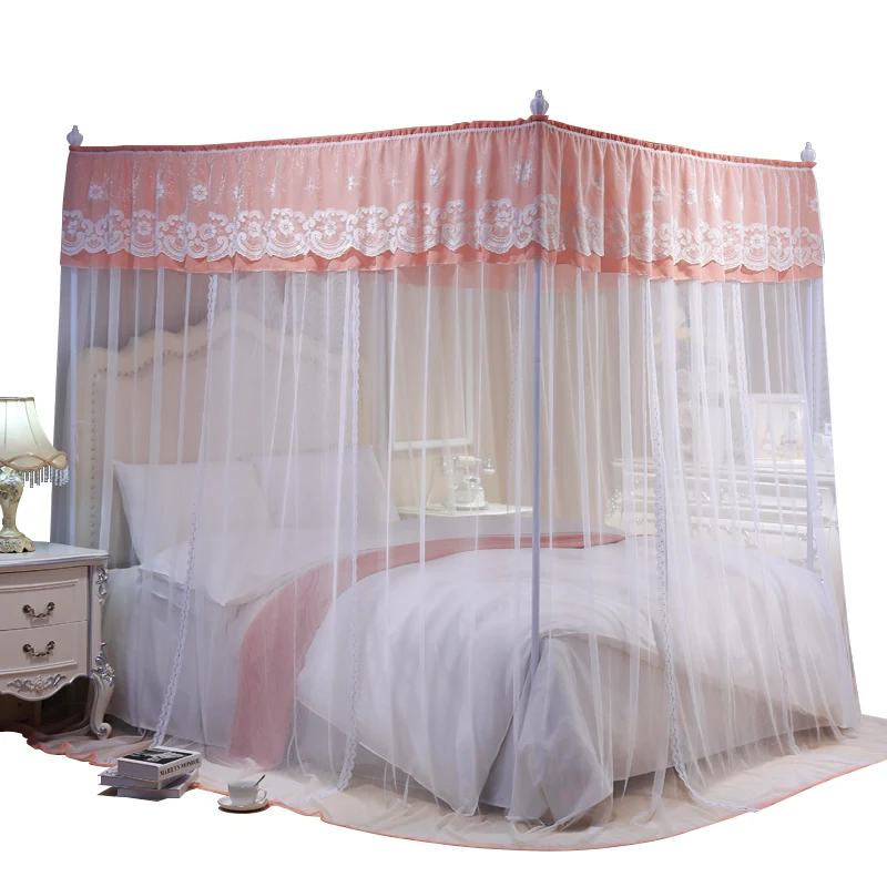 Принцесса ветер пол москитная сетка три двери с толстым шифрованием кронштейн