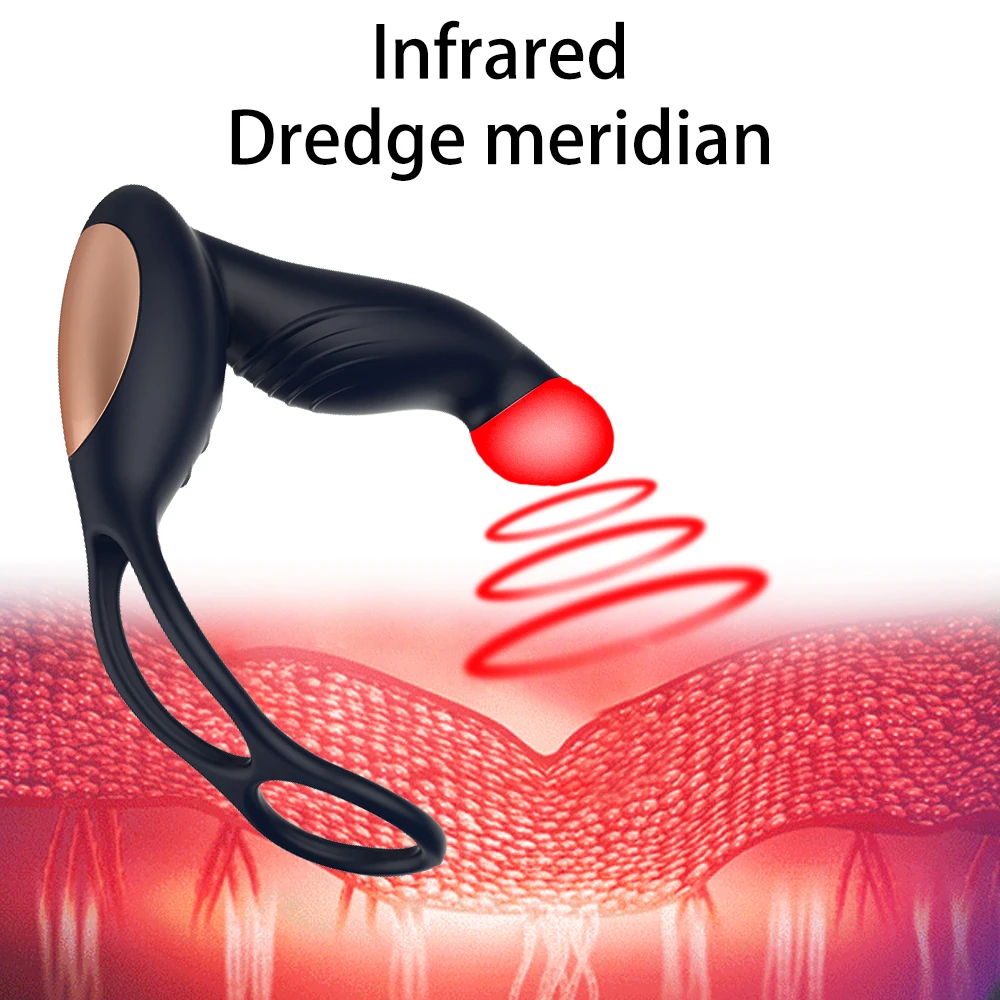 Вибратор для массажа простаты анальная пробка силиконовая стимулятор Анальная