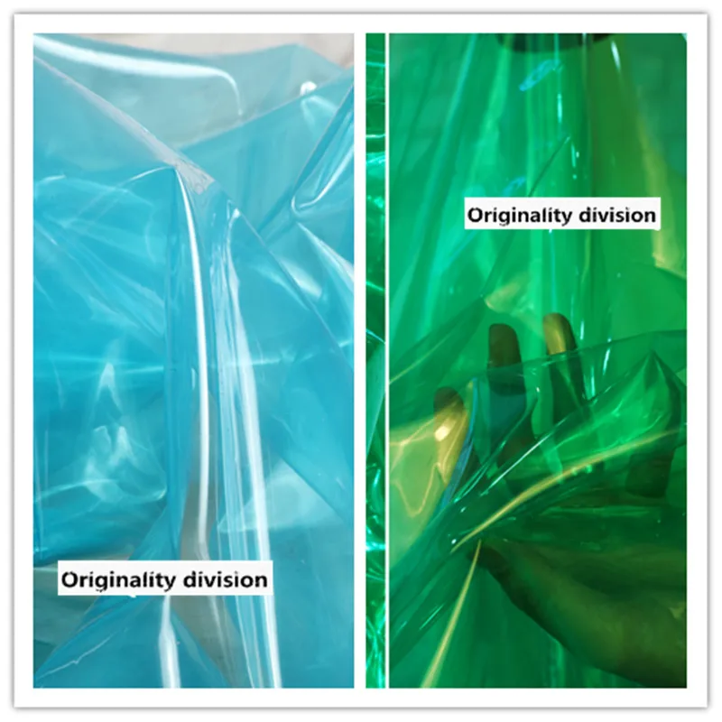 50*124 см/шт. прозрачная задняя крышка из ТПУ Лазерная светоотражающая пленка для