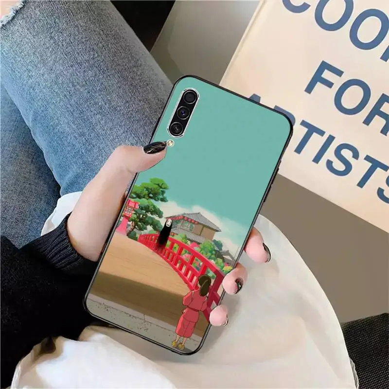 

Cartoon Totoro Spirited Away Phone Case For Samsung A40 A31 A50 A51 A71 A20S S8 S9 Plus note 20 ultra